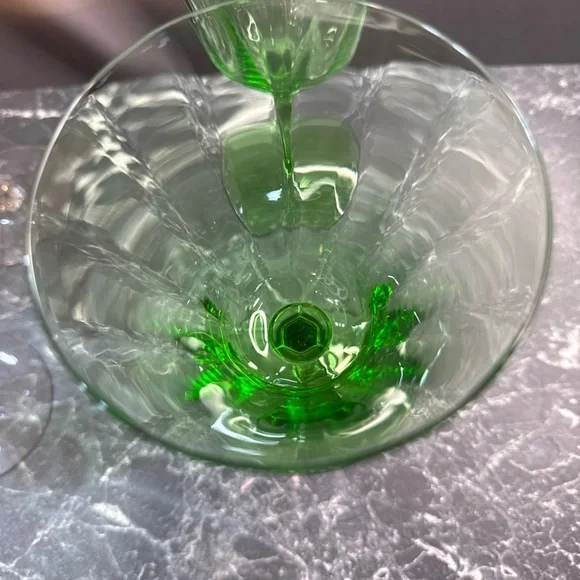 Fostoria Versailles 2 LIQUOR COCKTAIL Glass 5" And 3 Wine Glass 7” Lot Glow Gla - Picture 9 of 12